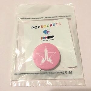 ♡new | *rare* pink jeffree star pop socket♡
